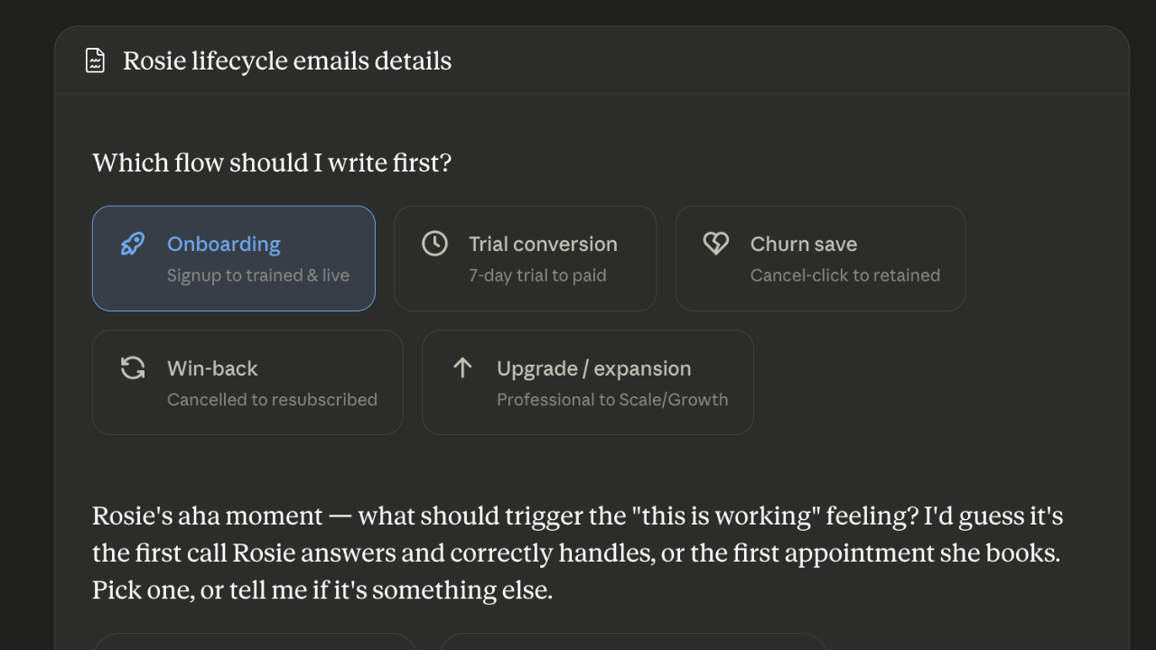 Lifecycle Email Worker output